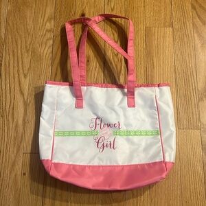 Wedding gift bag for flower girl